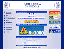 Tablet Screenshot of misericordiafiesole.it